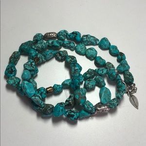 Turquoise colored Necklace ColdWater Creek